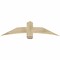 Ekena Millwork Bellingham Rough Sawn Timber Gable Bracket, Douglas Fir, 60"W x 15"H x 6"D x 6"F, 6/12 Pitch GBW060X15X0606BEL00RDF - alternate 1